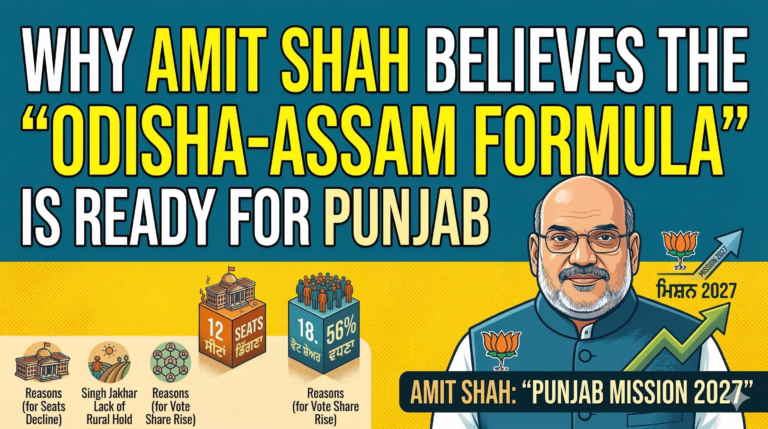 Why Amit Shah Believes the "Odisha-Assam Formula" is Ready for Punjab